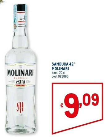 Metro Sambuca extra offerta