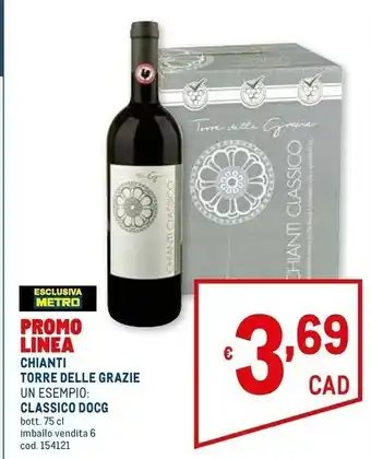 Metro Torre delle grazie chianti classico docg offerta