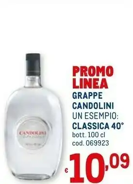 Metro Grappa bianca 1000 g(ml) offerta