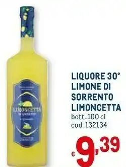 Metro Liquore 30 limone offerta