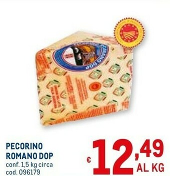 Metro Pecorino romano dop offerta