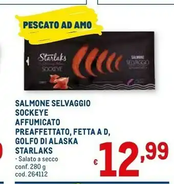 Metro Salmone selvaggio sockeye offerta