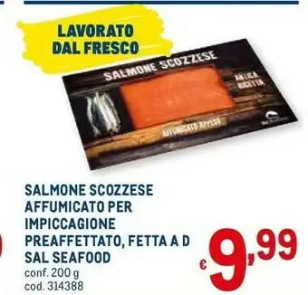 Metro Salmone scozzese affumicato per impiccagione offerta