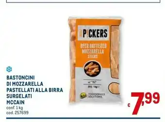 Metro Bastoncini di mozzarella pastellati alla birra offerta