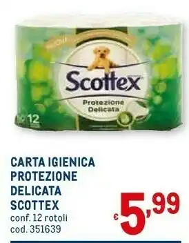 Metro Carta igienica protezione delicata offerta