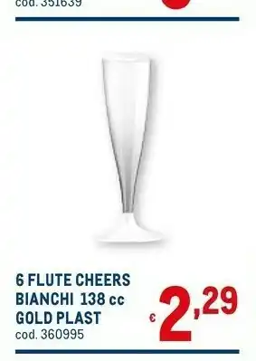 Metro 6 flute cheers bianchi offerta