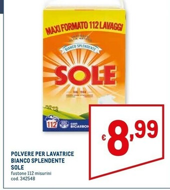 Metro Detersivo in polvere offerta