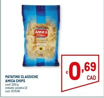 Metro Patatine offerta