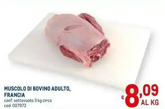 Metro Francia muscolo di bovino adulto, offerta