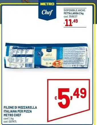 Filone di mozzarella 1000 g