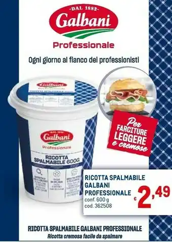 Metro Ricotta spalmabile offerta