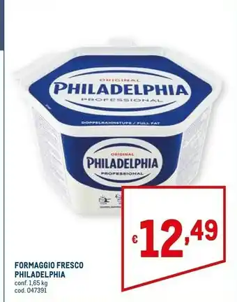 Metro Philadelphia formaggio fresco offerta