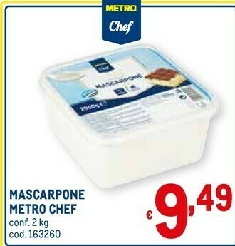 Metro Mascarpone offerta