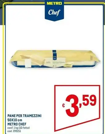 Metro Pane per tramezzini offerta
