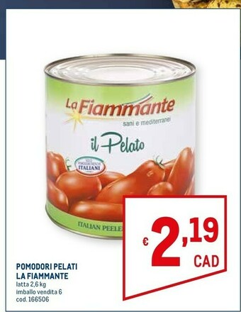 Metro Pomodori pelati offerta
