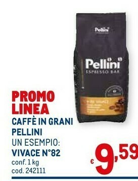 Metro Espresso bar n° 82 vivace 1000 g(ml) offerta