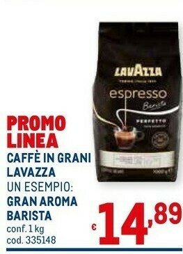 Metro Caffe in grani offerta