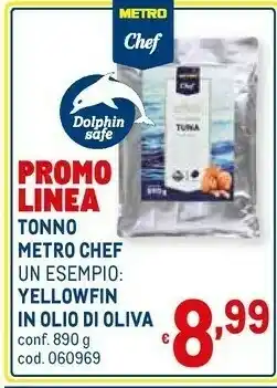 Metro Yellowfin in olio di oliva offerta