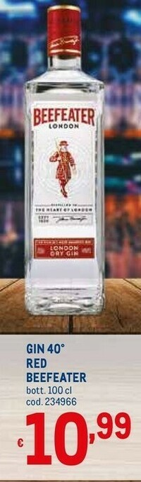 Metro London dry gin 1000 g(ml) offerta