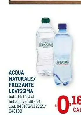 Metro Acqua naturale 500 g(ml) offerta