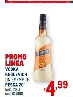 Metro Vodka 700 g(ml) offerta