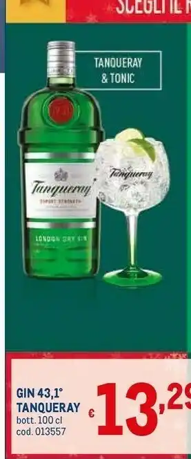 Metro Lovage london dry gin 1 l offerta
