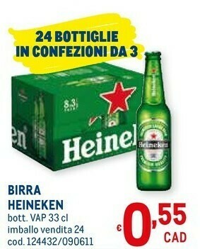Metro Birra 330 g(ml) offerta