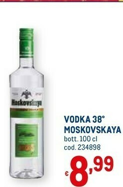 Metro Osobaya vodka 1000 g(ml) offerta