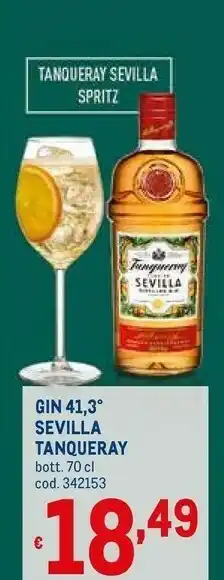 Metro Gin 41.3 sevilla tanqueray offerta