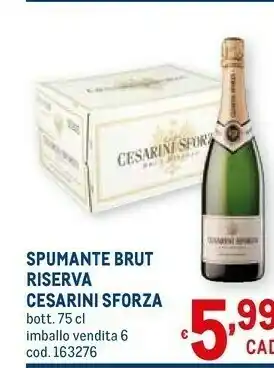 Metro Spumante brut riserva offerta