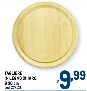Metro Tagliere in legno chiaro offerta