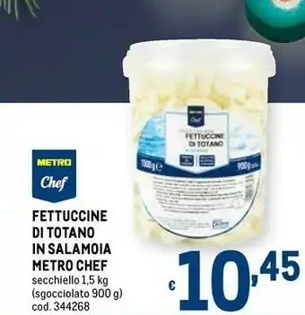 Fettuccine di totano in salamoia