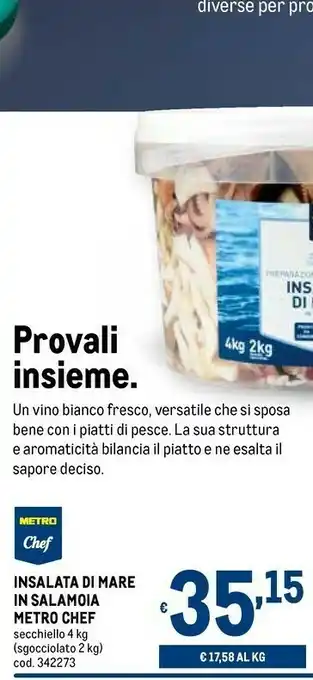 Metro Insalata di mare in salamoia offerta