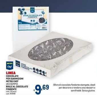 Metro Cioccolato per guarnizioni offerta