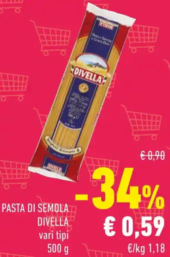 Conad Pasta di semola divella vari tipi offerta