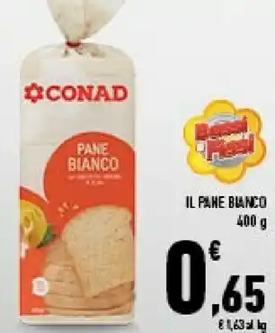 Conad City Conad - il pane integrale 400 g(ml) offerta