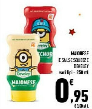 Maionese e salse squeeze 250 ml