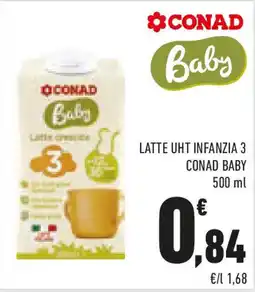 Conad Latte uht infanzia 3 conad baby offerta