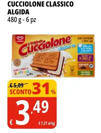 Tigros Cucciolone classico ALGIDA offerta