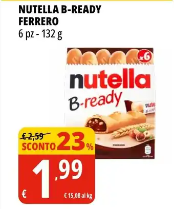 Tigros Nutella b-ready FERRERO offerta