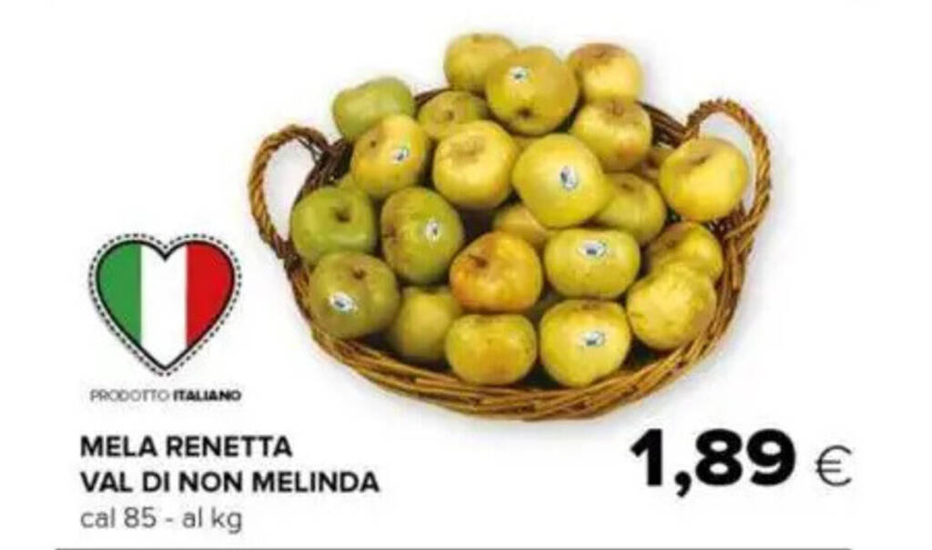 Offerta Mela renetta val di non melinda nel volantino di Tigre