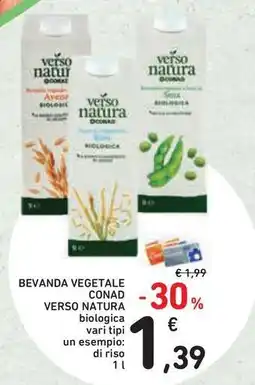 Conad Superstore Bevanda vegetale conad verso natura offerta