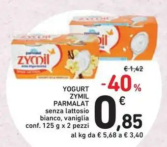 Conad Superstore Yogurt zymil parmalat offerta