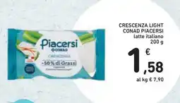 Conad Superstore Crescenza light conad piacersi latte italiano offerta