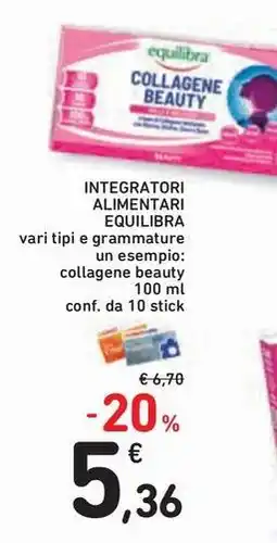 Conad Superstore Integratori alimentari equilibra offerta