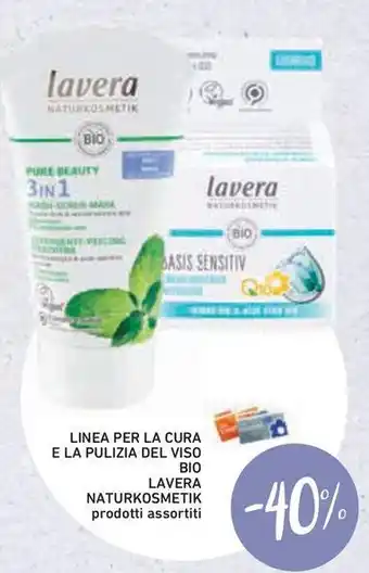 Conad Superstore Linea per la cura e la pulizia del viso bio lavera naturkosmetik offerta