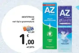 Conad Superstore Dentifricio AZ offerta