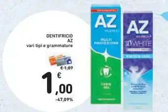 Conad Superstore Dentifricio AZ offerta