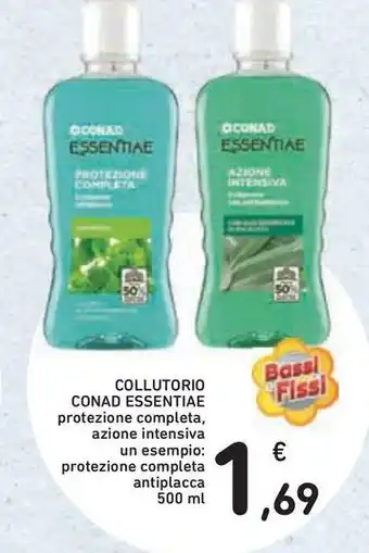 Conad Superstore Collutorio conad essentiae protezione completa, azione intensiva offerta