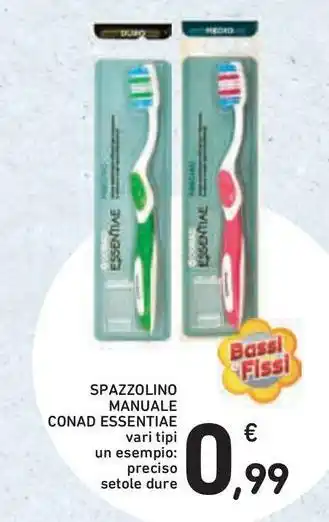 Conad Superstore Spazzolino manuale conad essentiae offerta